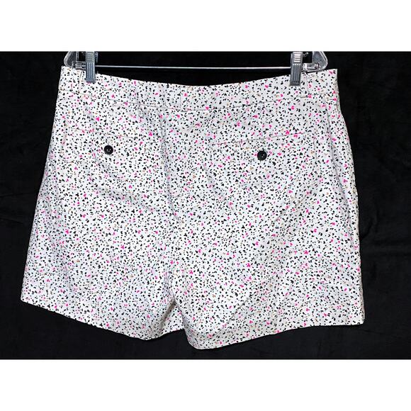 Banana Republic Chino Shorts Womens 12 Colorful Spring Summer Coastal Whimsical - Picture 2 of 6